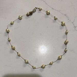 Elegant faux Pearl Necklace